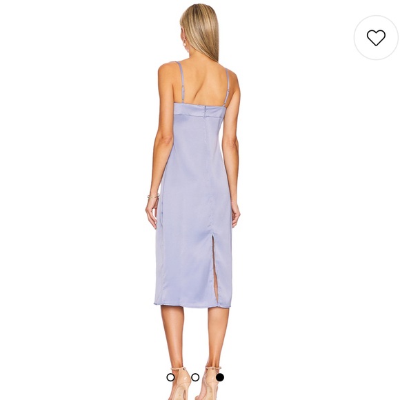 WeWoreWhat Cowl Midi in Slate Blue NWT - Picture 4 of 4